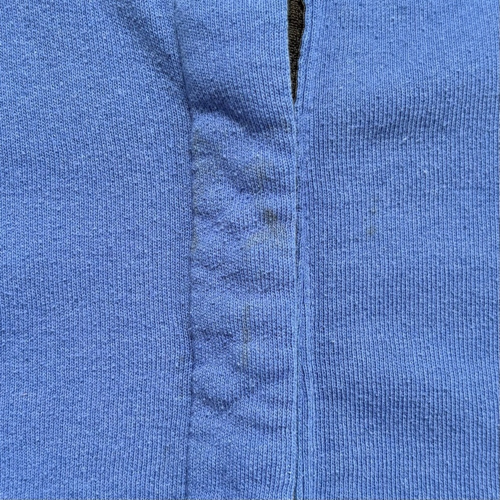 VICTORIA’S SECRET PINK Blue Quarter Snap Pullover Sweatshirt Small Logo - Picture 6 of 9